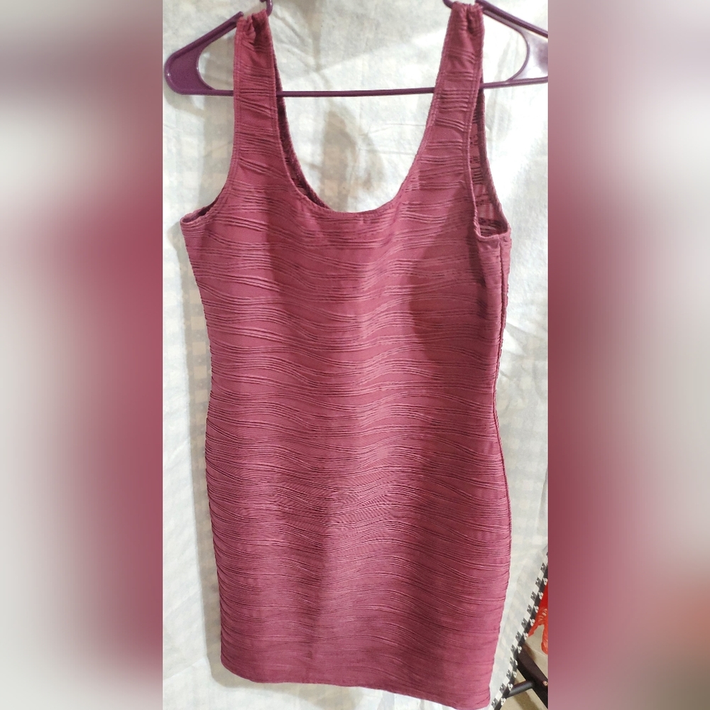 Charlotte Russe, mini bodycon, L, like new.